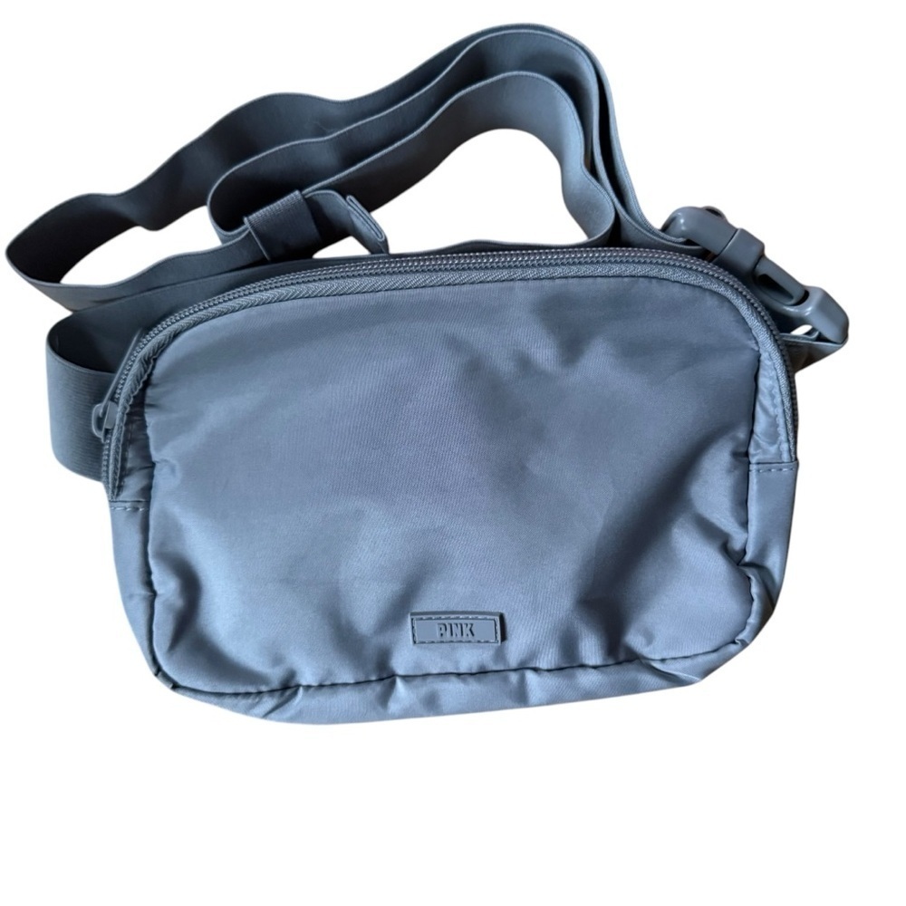 Victoria's Secret Pink Belt Bag Fanny Pack Crossbody Blue/Gray